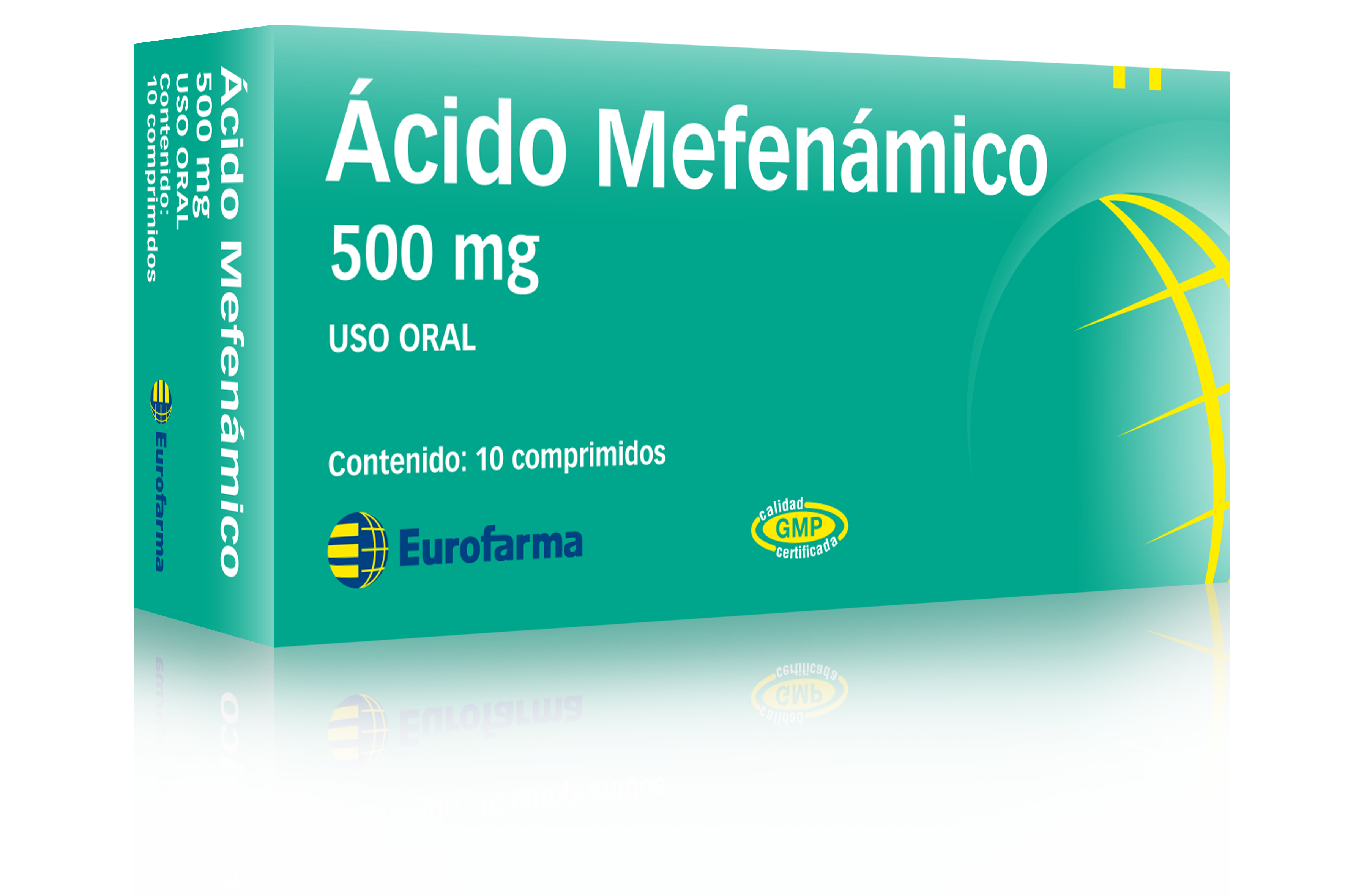 Ácido Mefenámico 500 mg. en comprimidos